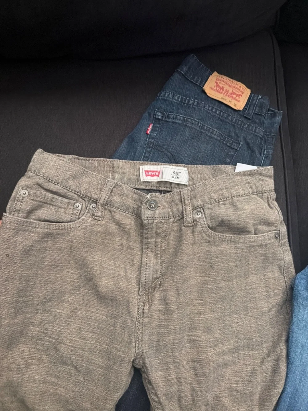 Boys Premium Jeans Bundle Lot of 5 Size 18-20 Levis &Tommy Hilfiger Assorted